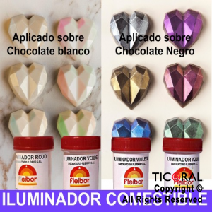 F.ILUMINADOR COMESTIBLE POLVO VIOLETA 3GR x 4